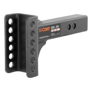 CURT 45911 Replacement Shank for Adjustable Trailer Hitch Ball Mount #45901, Fits 2-Inch Receiver