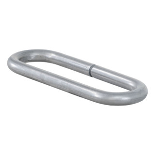 CURT 49950 Weld-On Raw Steel Safety Chain Loop, 10,000 lbs
