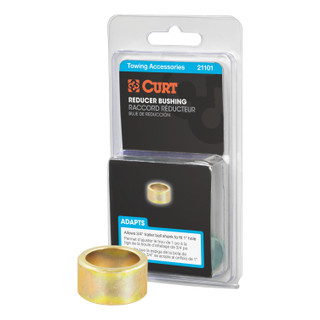 CURT 21101 Trailer Hitch Ball Hole Reducer Bushing, Reduces 1-Inch Diameter to 3/4-Inch Stem