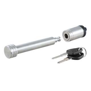 CURT 5/8" Hitch Lock (2" or 2-1/2" Receiver, Barbell, Stainless) Trailer Hitch Lock