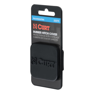CURT 1-1/4" Rubber Hitch Tube Cover (Packaged) Trailer Hitch Cover