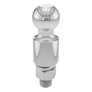 CURT 2" Trailer Ball (1" x 2-1/8" Shank, 2" Rise, 6,000 lbs., Chrome) Trailer Hitch Ball