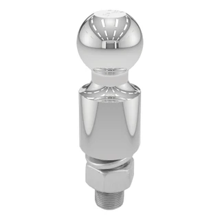 CURT 2" Trailer Ball (1" x 2-1/8" Shank, 2" Rise, 6,000 lbs., Chrome) Trailer Hitch Ball