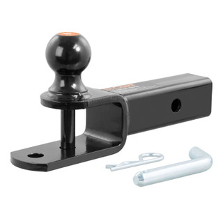 CURT 3-in-1 ATV Ball Mount with 2" Shank and 2" Trailer Ball Trailer Hitch Ball Mount