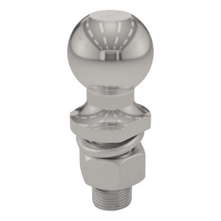 CURT 2" Trailer Ball (1" x 2-1/8" Shank, 6,000 lbs., Stainless) Trailer Hitch Ball