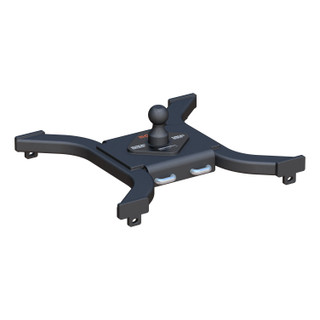CURT Spyder 5th Wheel Rail Gooseneck Hitch with 2-5/16" Ball, 25K Gooseneck Trailer Hitch