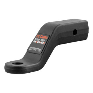 CURT Commercial Duty Forged Ball Mount (2-1/2" Shank, 20,000 lbss., 4" Drop) Trailer Hitch Ball Mount
