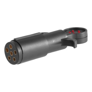 CURT 6-Way Round Connector Tester Trailer Wire Tester