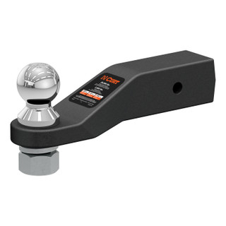 CURT Loaded Forged Ball Mount with 2-5/16" Ball (2-1/2" Shank, 20,000 lbss, 2" Drop) Trailer Hitch Ball Mount