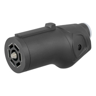 CURT Heavy-Duty 7-Way RV Blade Connector Plug (Trailer Side) Trailer Connector Kit