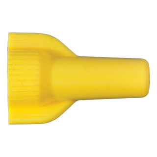CURT 59901 18-10 Gauge Yellow Twist-On Wire Connectors, 600 Volts Max, 100-Pack