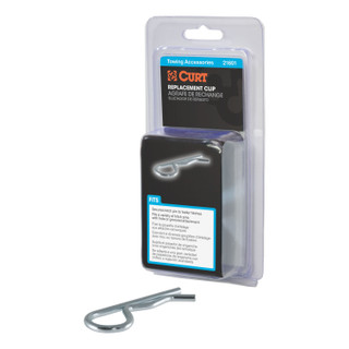 CURT Hitch Clip (Fits 1/2" or 5/8" Pin, Zinc, Packaged) Trailer Hitch