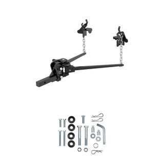 CURT (10K - 15K lbs., 28-3/8" Bars) Short Trunnion Bar Weight Distribution Hitch