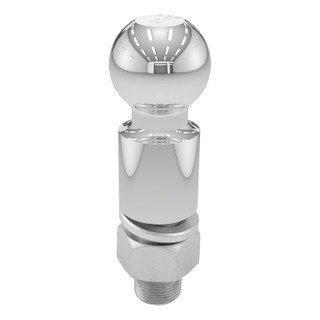 CURT 2-5/16" Trailer Ball (1-1/4" x 2-5/8" Shank, 2" Rise, 10,000 lbs., Chrome) Trailer Hitch Ball