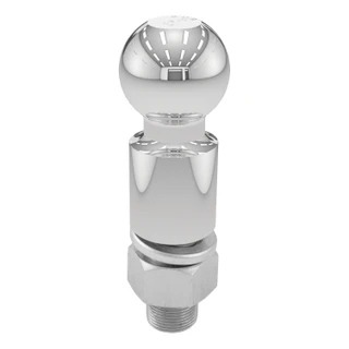 CURT 2-5/16" Trailer Ball (1-1/4" x 2-5/8" Shank, 2" Rise, 10,000 lbs., Chrome) Trailer Hitch Ball