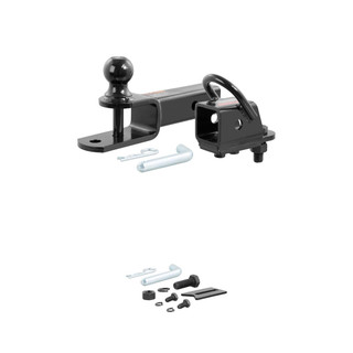 CURT ATV Towing Starter Kit with 2" Shank and 1-7/8" Trailer Ball Trailer Hitch Ball Mount