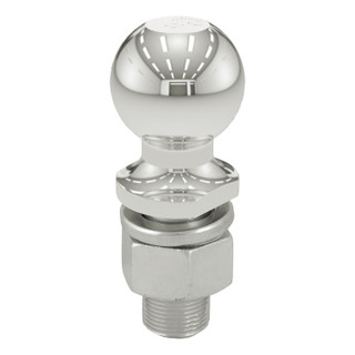 CURT 2-5/16" Trailer Ball (1-1/4" x 2-5/8" Shank, 15,000 lbs., Stainless) Trailer Hitch Ball