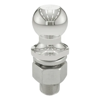 CURT 2" Trailer Ball (1-1/4" x 2-5/8" Shank, 10,000 lbs., Stainless) Trailer Hitch Ball
