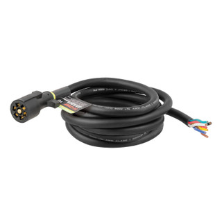 CURT Replacement 7-Way RV Blade with 10' Wires (Trailer Side) Trailer Connector Kit