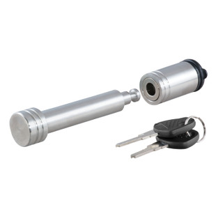 CURT 5/8" Hitch Lock (2" Receiver, Barbell, Stainless) Trailer Hitch Lock