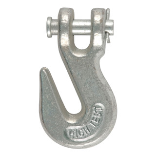 CURT 81330 1/4-Inch Forged Steel Clevis Grab Hook, 3,150 lbs. Work Load, 3/8-In Pin