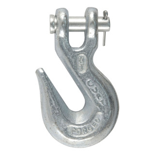 CURT 81350 3/8-Inch Forged Steel Clevis Grab Hook, 5,400 lbs. Work Load, 1/2-In Pin
