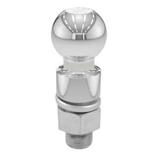 CURT 2-5/16" Trailer Ball (1-1/4" x 2-5/8" Shank, 1" Rise, 10,000 lbs., Chrome) Trailer Hitch Ball