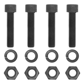 CURT Pintle Mount Hardware Kit (1/2", Grade 8, Black) Trailer Hitch Pintle Hook Mount