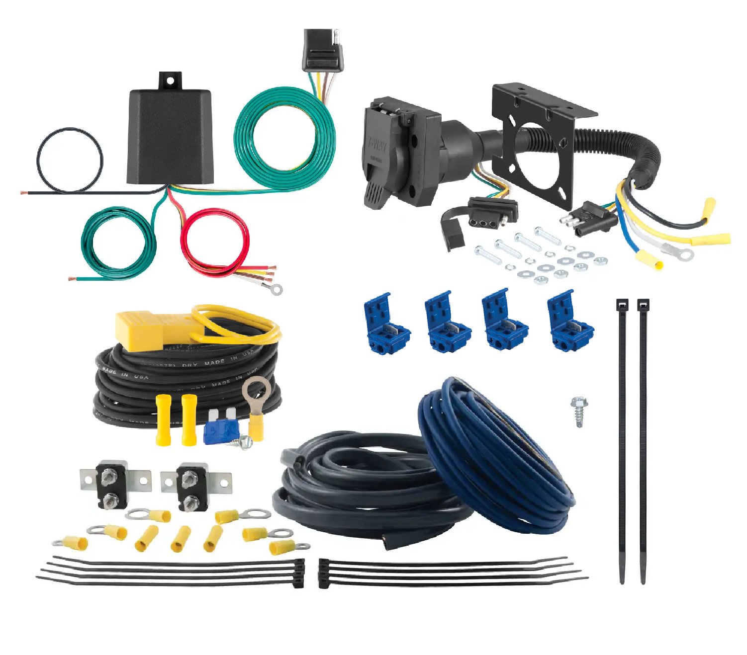 03 - 08 Mercedes-Benz ML350 Excluding BlueTec or air ride suspension CURT Trailer Brake Controller 7-Way Upgrade Kit  7WK1903