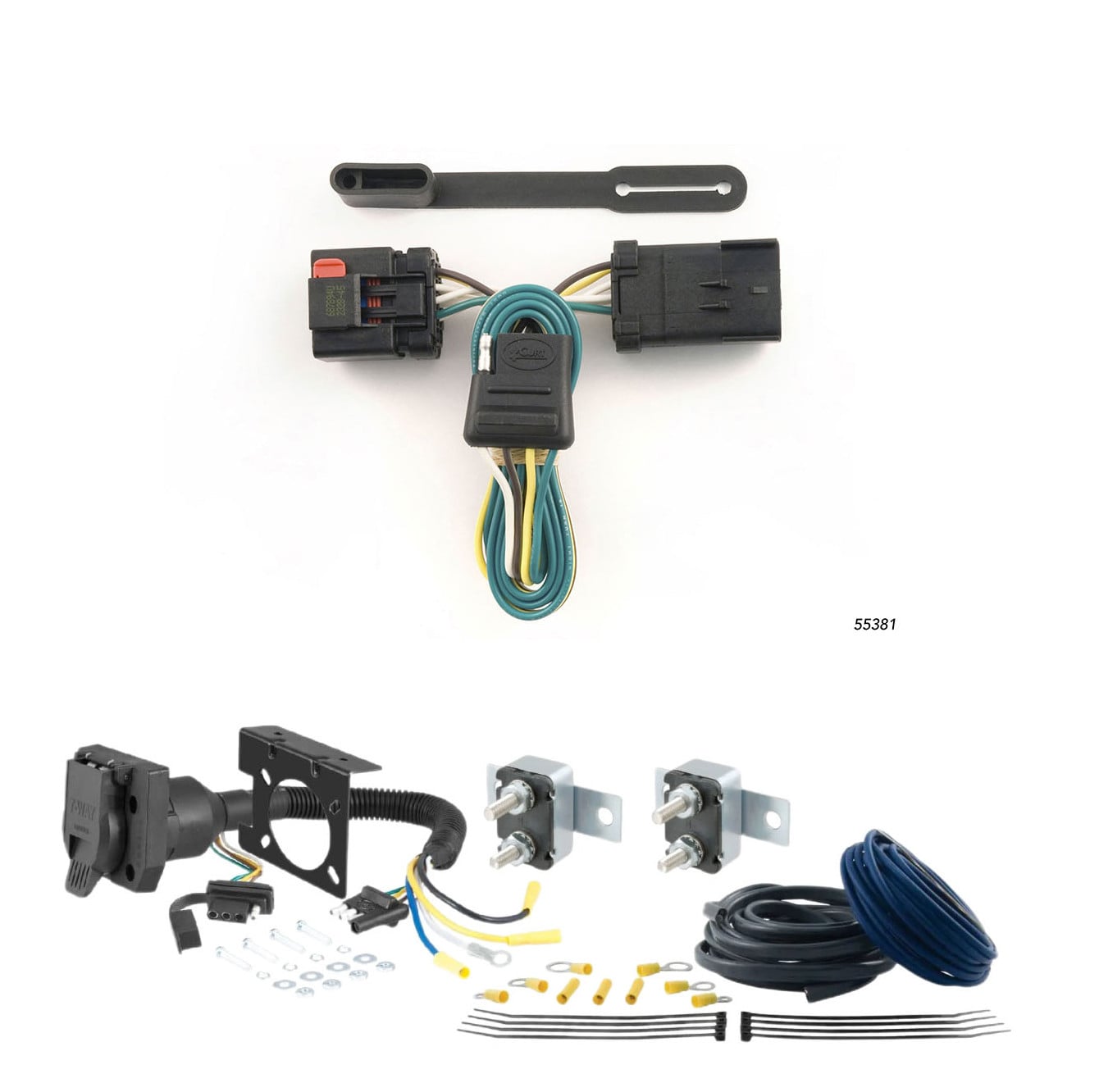 01 - 06 Mitsubishi Montero CURT Trailer Brake Controller 7-Way Upgrade Kit  7WK1982