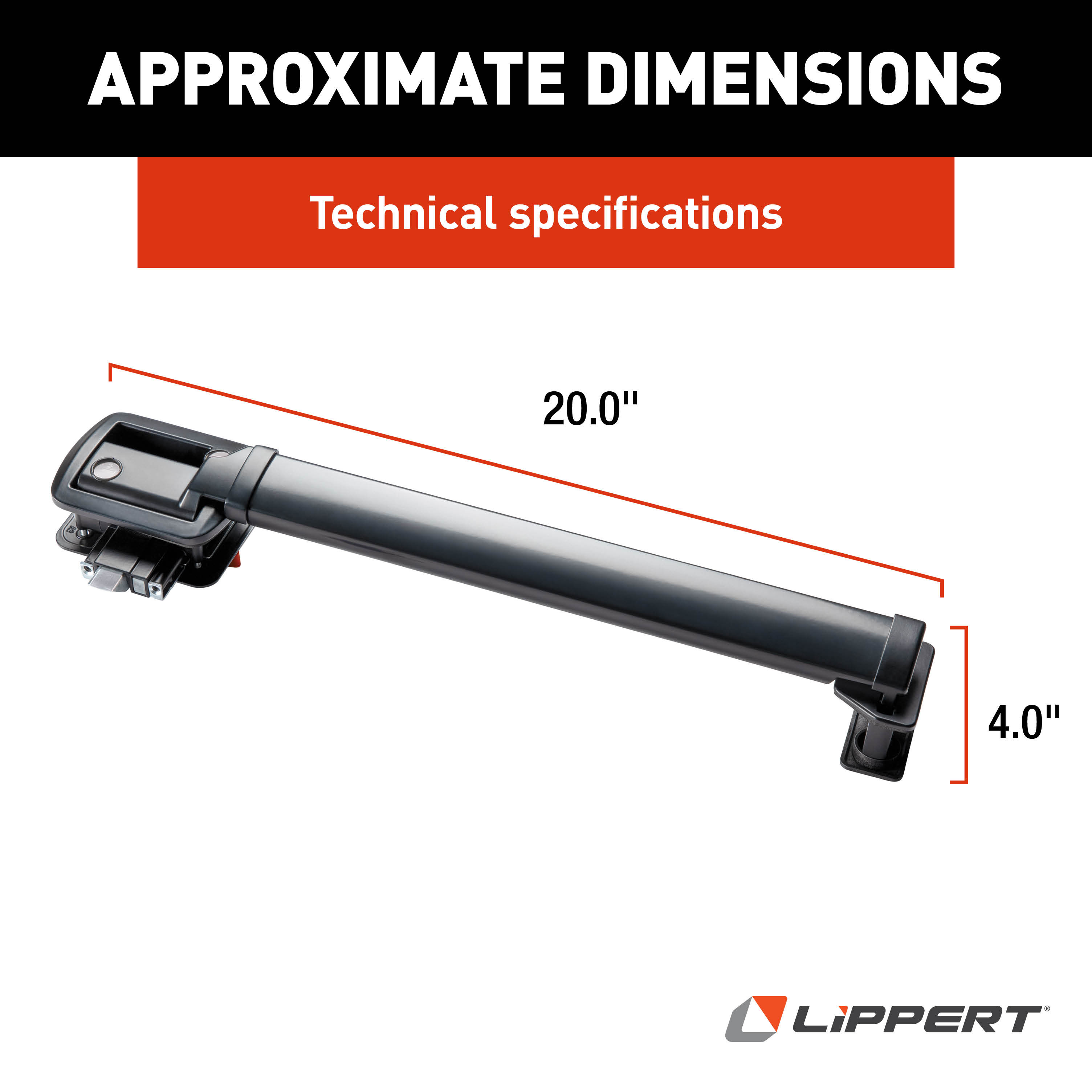 Lippert LatchXtend RV Door Handle Extension - TowUniverse