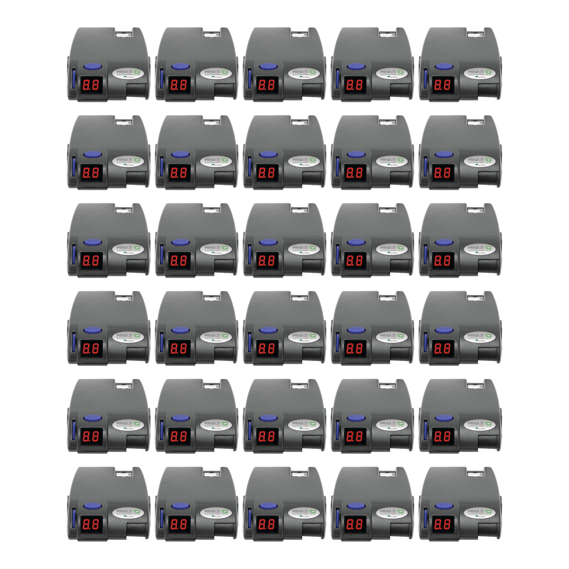Tekonsha (30-Pack) Primus® IQ, Proportional Brake Controller for Trailers with 1-3 Axles, Gray