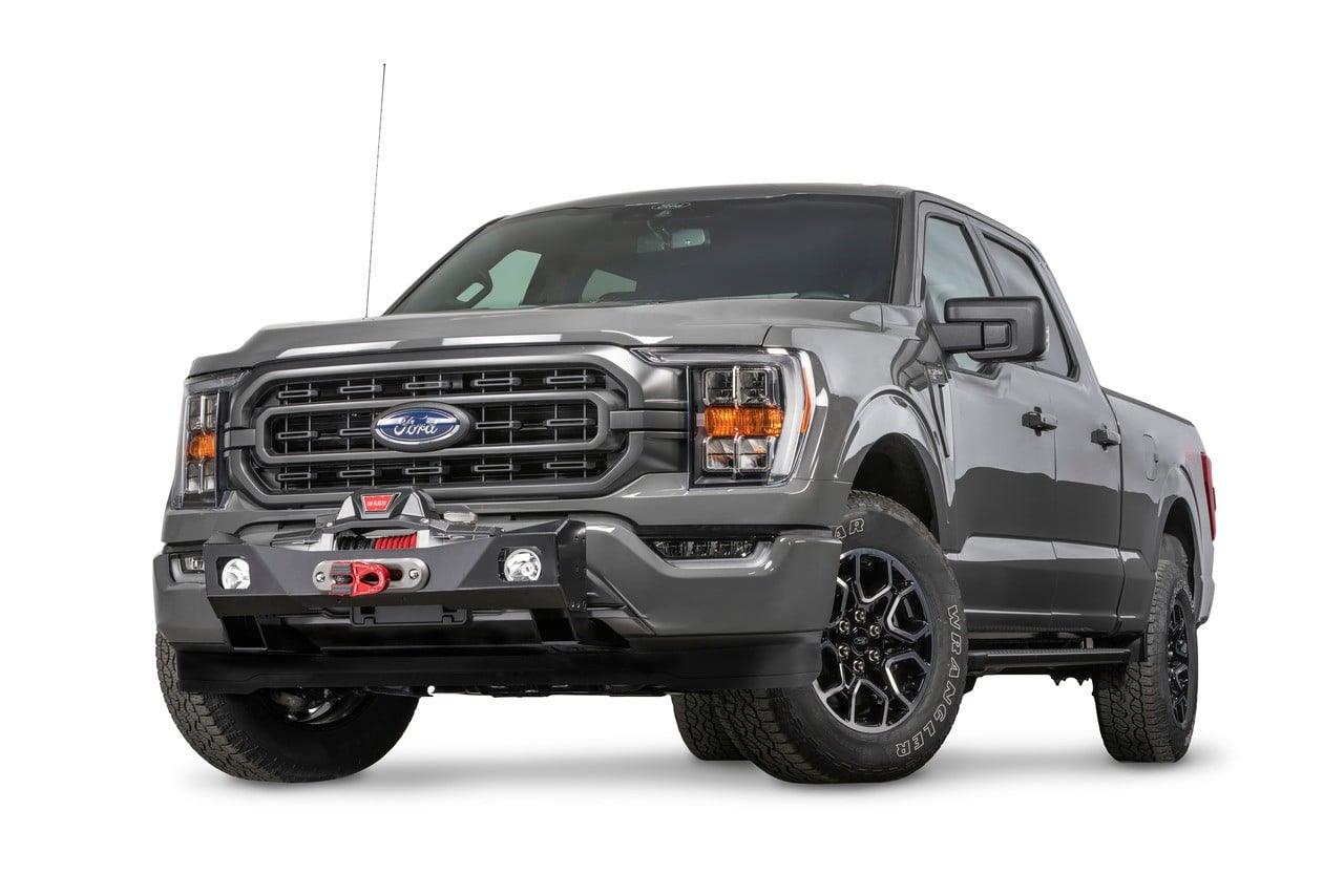 Warn 107650 Winch Mount Black Powder Coated Steel