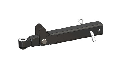 BlueOx Tow Bar Hitch Connector, 2-1/2 Receiver, Stndrd, Avail/Apollo/Ascent BX88425