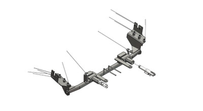 BlueOx Tow Bar Base Plate, Front Mount, RV Flat Towing for Select, LINCOLN MKT W/ECO AWD