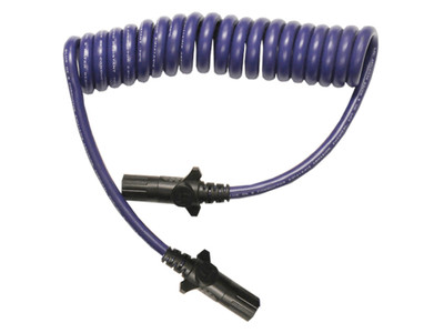 BlueOx 6 Wire Coiled Cable Ext.6 Ft Useabl BX8862