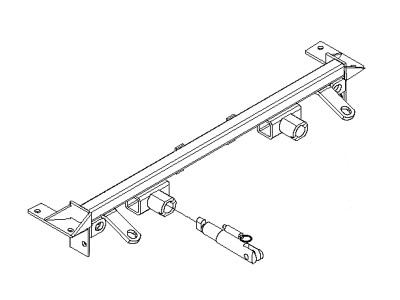 BlueOx Tow Bar Base Plate, Front Mount, RV Flat Towing for Select, TOYOTA RAV4