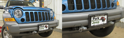BlueOx Tow Bar Base Plate, Front Mount, RV Flat Towing for Select, JEEP LIBERTY