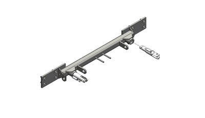 BlueOx Tow Bar Base Plate, Front Mount, RV Flat Towing for Select, DODGE RAM 2500-3500