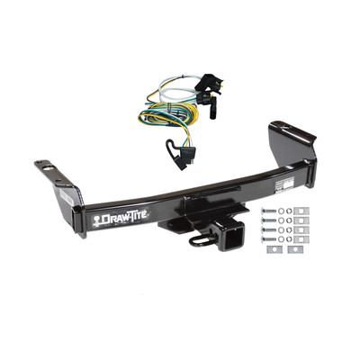 2000-2003 Ford Ranger Draw-tite Class 3 Trailer Hitch, 2 Inch Square Receiver Bundle w/ Plug-n-Play T-One Wiring Harness
