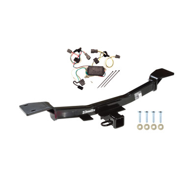 2005-2009 Hyundai Tucson Draw-tite Class 3 Trailer Hitch, 2 Inch Square Receiver Bundle w/ Plug-n-Play T-One Wiring Harness