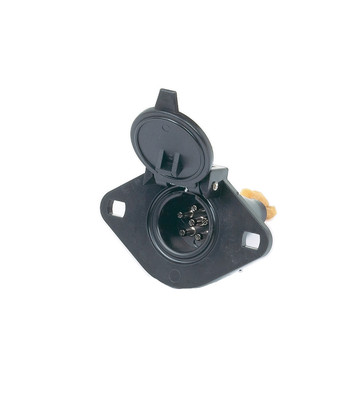Hopkins 6-Pole Round Vehicle End Connector 48425