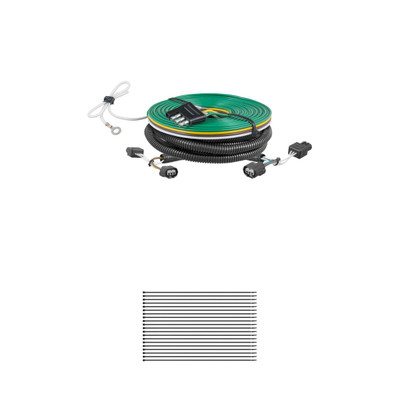 CURT 58904 Custom Towed-Vehicle RV Wiring Harness for Dinghy Towing, Fits Select Honda CR-V