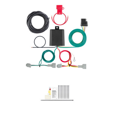 CURT 56397 Vehicle-Side Custom 4-Pin Trailer Wiring Harness, Fits Select Nissan Rogue Sport