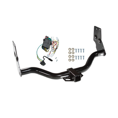 1996-2004 Nissan Pathfinder Draw-tite Class 3 Trailer Hitch, 2 Inch Square Receiver Bundle w/ Plug-n-Play T-One Wiring Harness