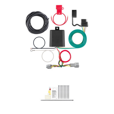 CURT 56423 Vehicle-Side Custom 4-Pin Trailer Wiring Harness, Fits Select Nissan Frontier, Quest, Mercury Villager