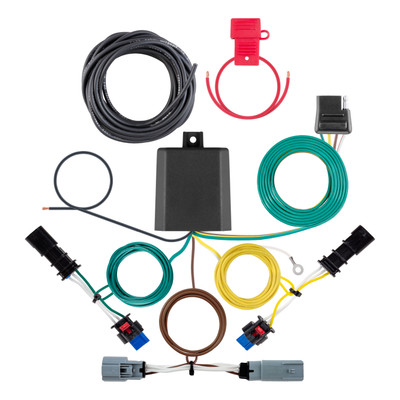 CURT Custom Wiring Harness, 4-Way Flat Output, Select Buick Envista 56522