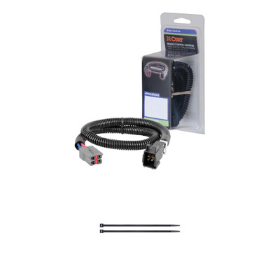 CURT 51313 Quick Plug Electric Trailer Brake Controller Wiring Harness, Select Ford Bronco, F-150