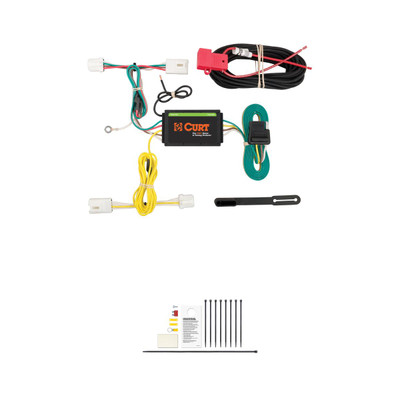 CURT 56248 Vehicle-Side Custom 4-Pin Trailer Wiring Harness, Fits Select Infiniti Q50