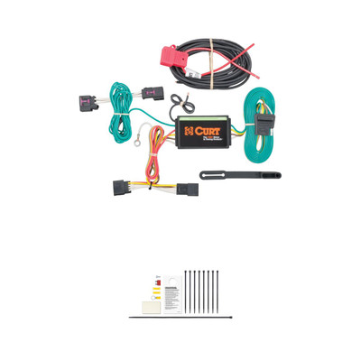 CURT 56214 Vehicle-Side Custom 4-Pin Trailer Wiring Harness, Fits Select Chevrolet Cruze